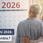 Pensioni 2026: coppia di anziani davanti a un calendario con le nuove regole previdenziali